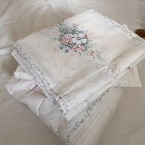 Vintage Full Size sheet Set with pillowcases, Wamsutta Ultracare